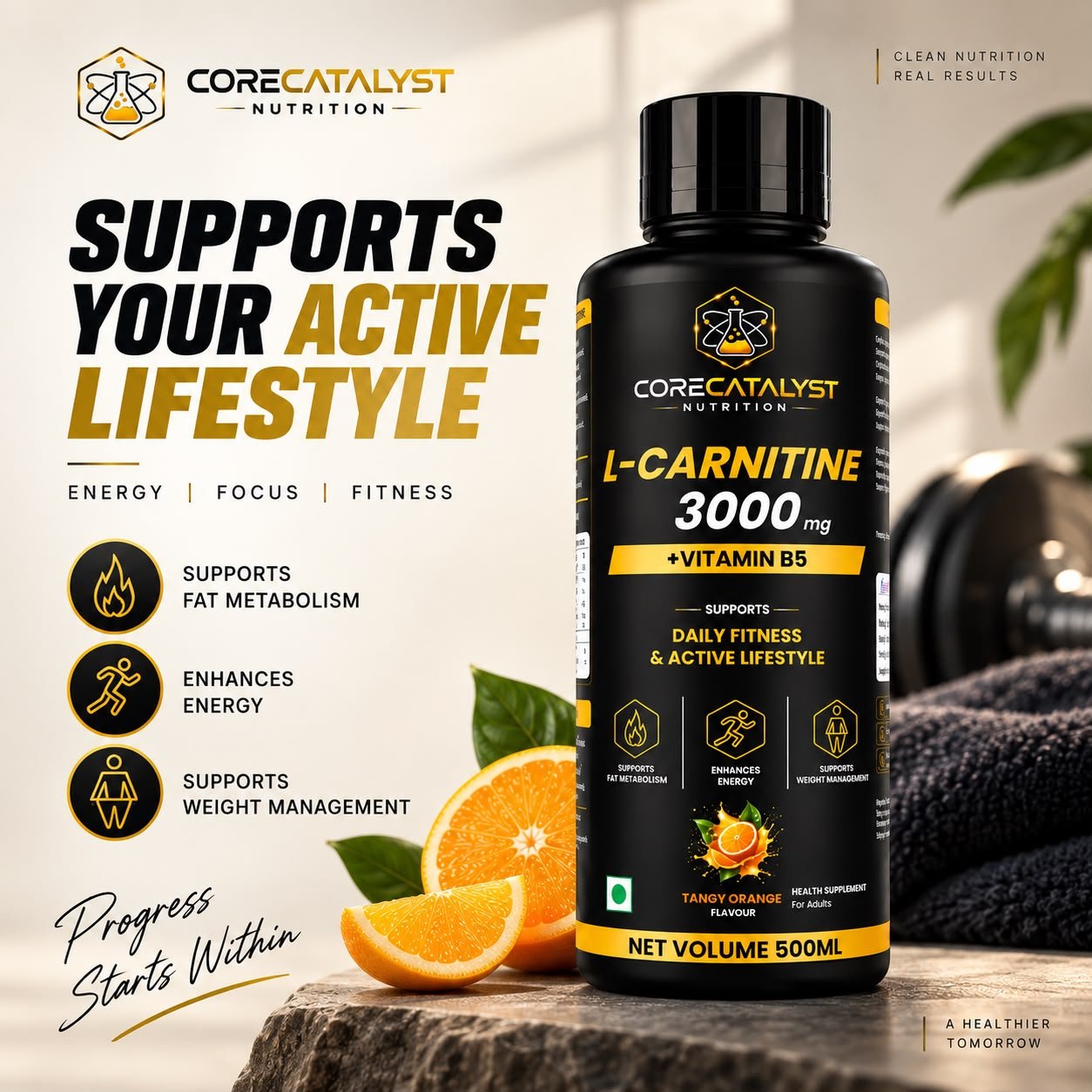 CoreCatalyst L-Carnitine (500 ml) - Image 4