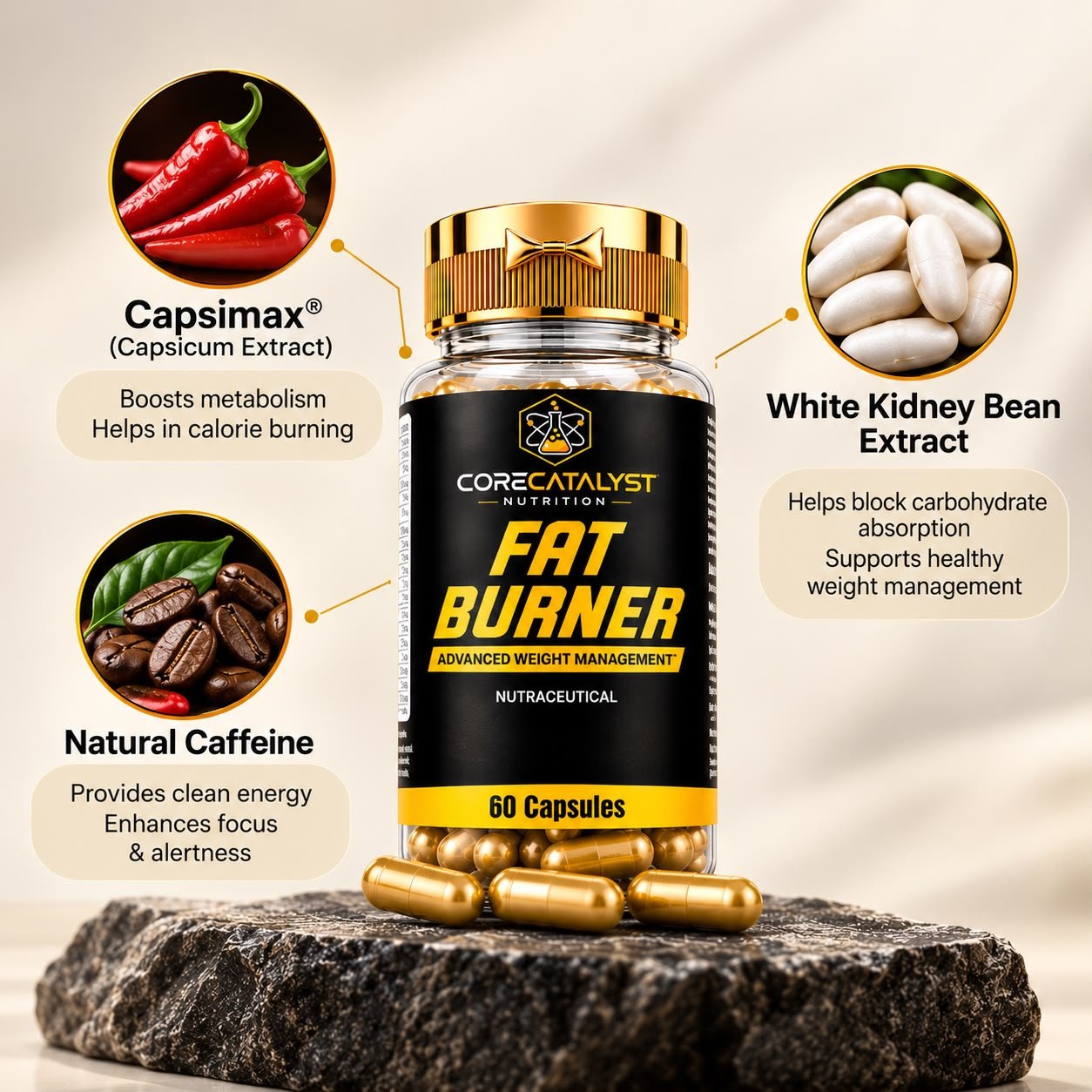 CoreCatalyst Fat Burner (60 Capsules) - Image 4